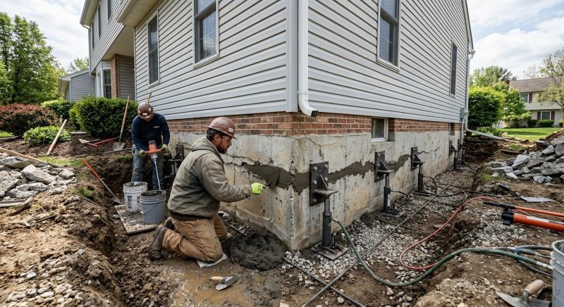 Basement Foundation Repair in Reston, VA