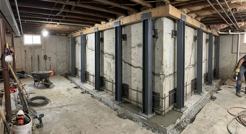 Basement Stabilization in Oxon Hill, MD