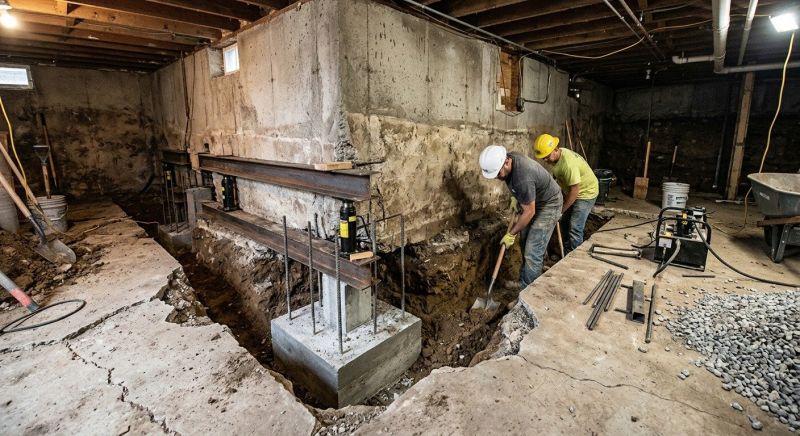 Basement Underpinning in Oxon Hill, MD