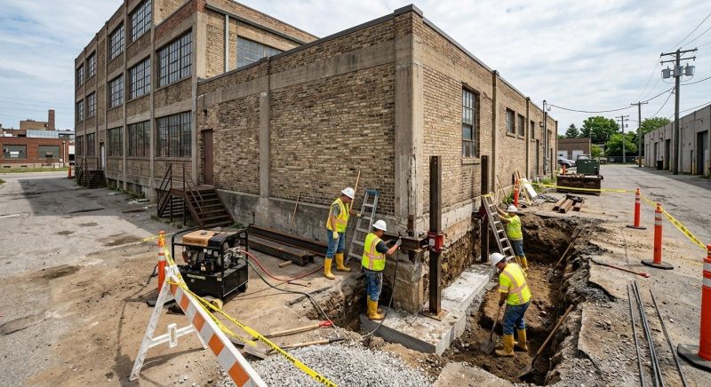 Building Foundation Repair in Great Falls, VA