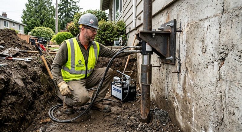 Concrete Foundation Leveling in Silver Spring, MD