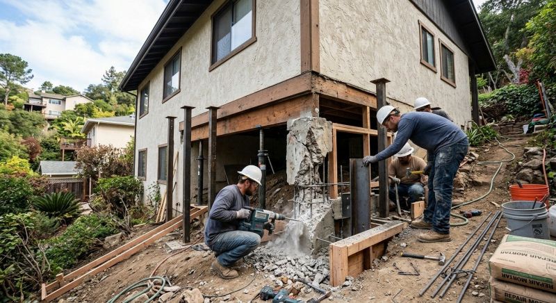 Concrete Foundation Repair in Cheltenham, MD