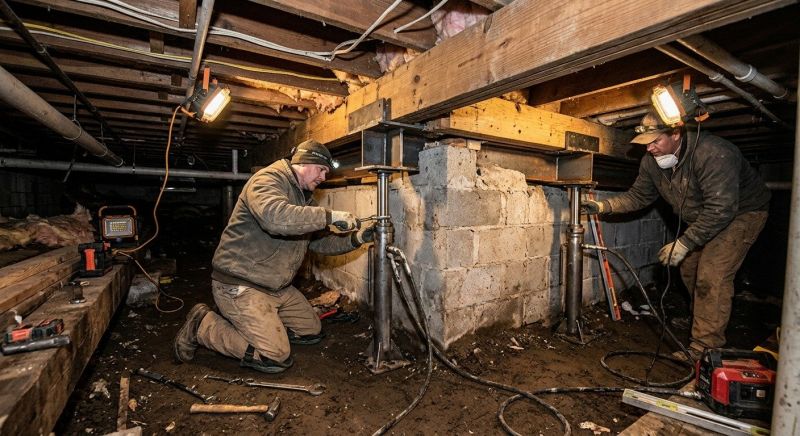 Concrete Foundation Repair in Sandy Spring, MD