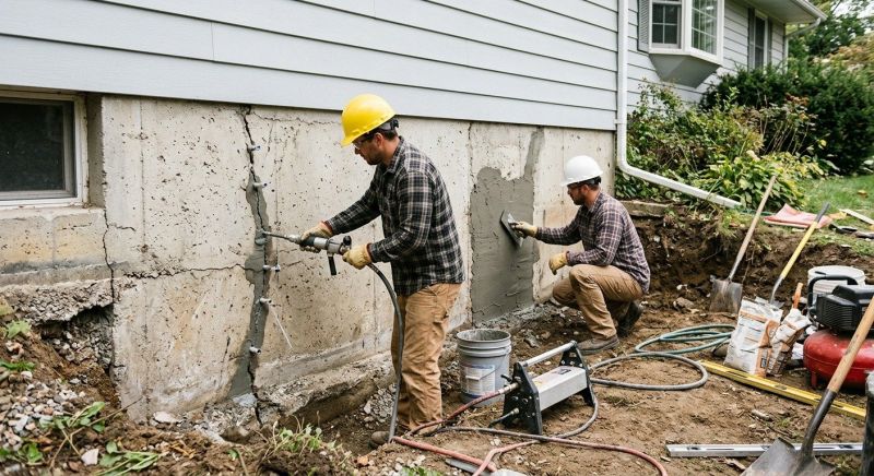 Concrete Foundation Repair in Silver Spring, MD