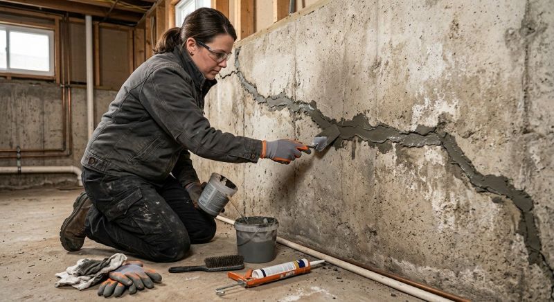 Cracked Basement Floor Repair in Oxon Hill, MD
