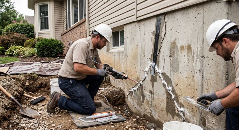 Cracked Foundation Repair in Fairfax, VA