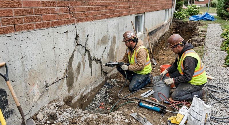 Cracked Foundation Repair in Fort George G Meade, MD