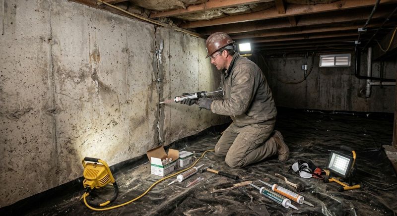 Cracked Foundation Repair in Sandy Spring, MD