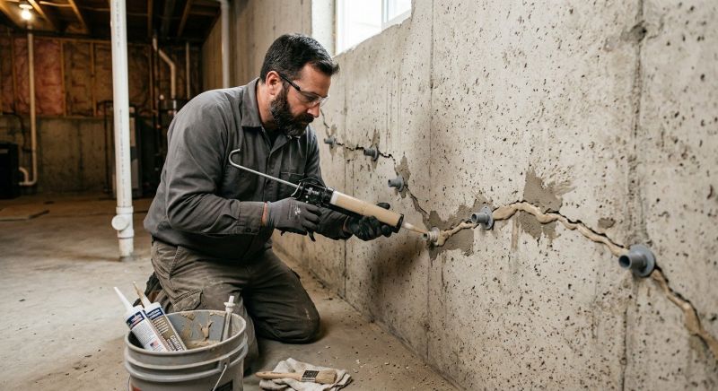 Cracked Foundation Repair in Springfield, VA