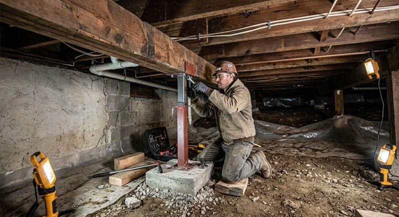Crawlspace Foundation Repair in Beltsville, MD