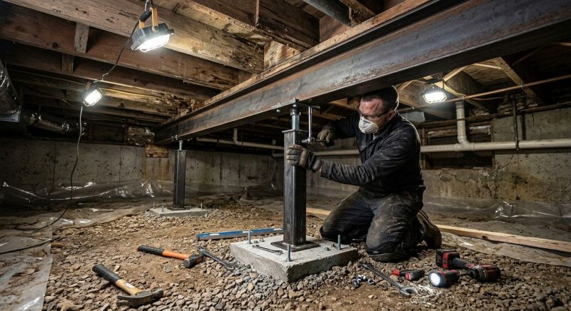 Crawlspace Structural Repair in Oxon Hill, MD