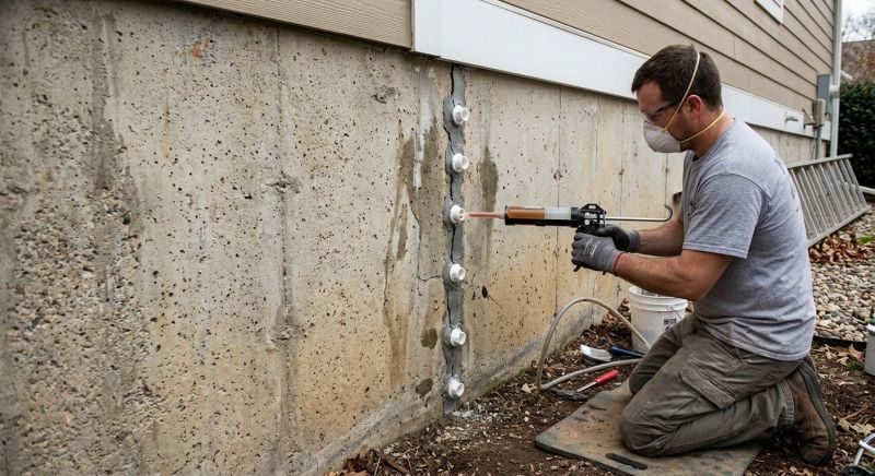 Foundation Crack Sealing in Oxon Hill, MD