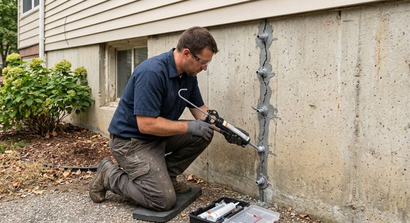 Foundation Crack Sealing in Oxon Hill, MD