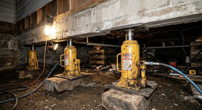 Foundation Jacking in Annandale, VA