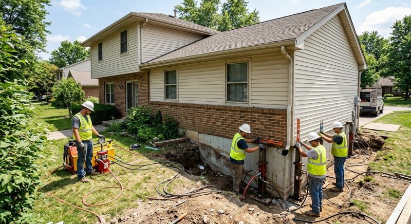 Foundation Jacking in Cheltenham, MD