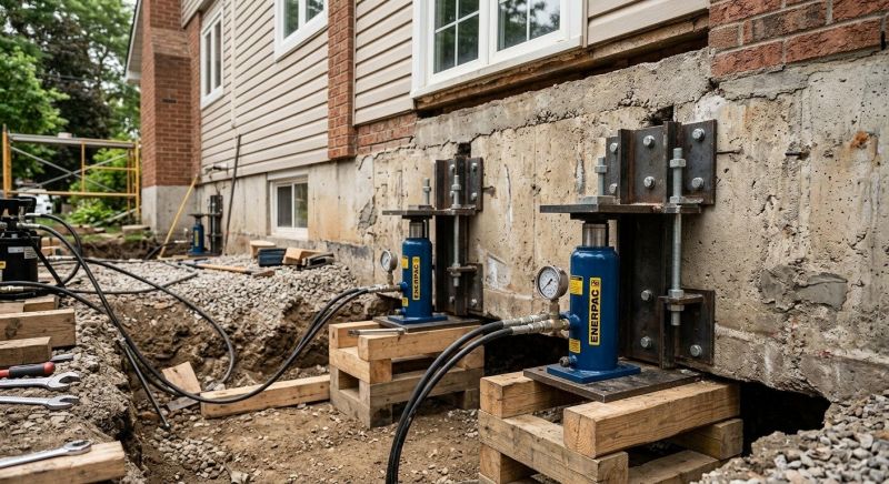 Foundation Jacking in Great Falls, VA
