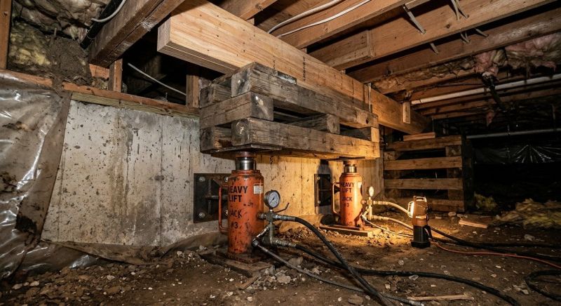 Foundation Jacking in Springfield, VA