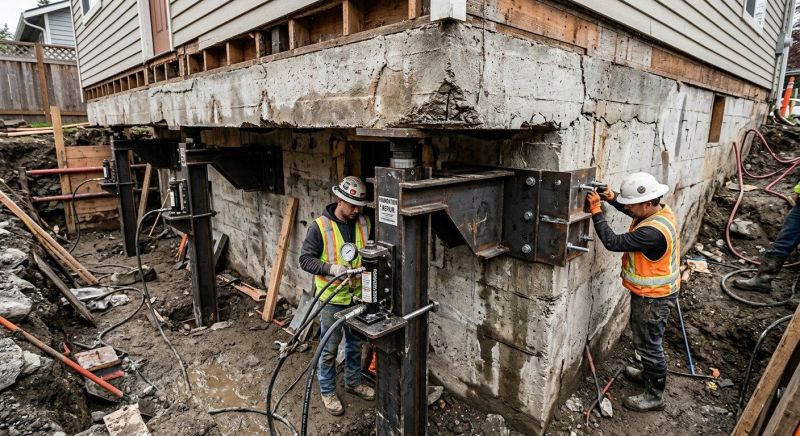 Foundation Lifting in Burke, VA