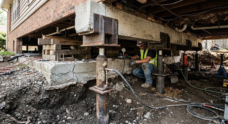 Foundation Lifting in Clifton, VA