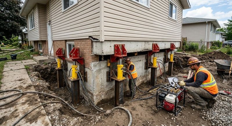 Foundation Lifting in Clinton, MD