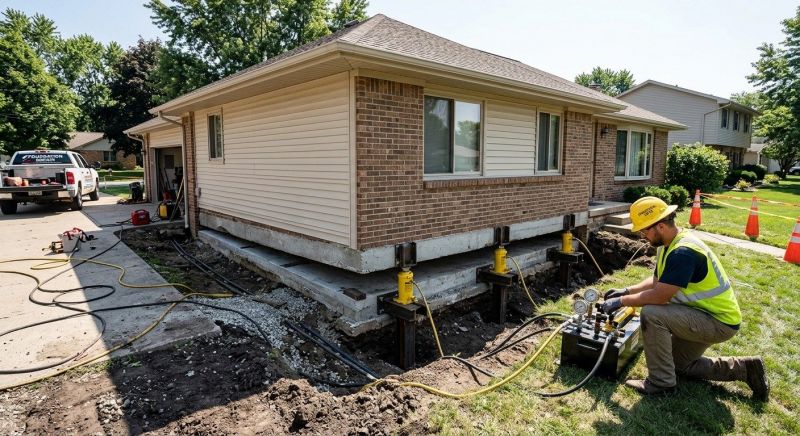 Foundation Lifting in Laurel, MD