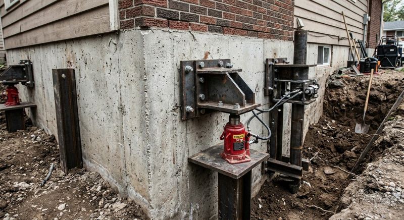 Foundation Pier Leveling in Oxon Hill, MD