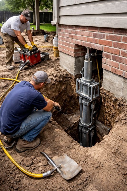 Foundation Pier Repair in Oxon Hill, MD
