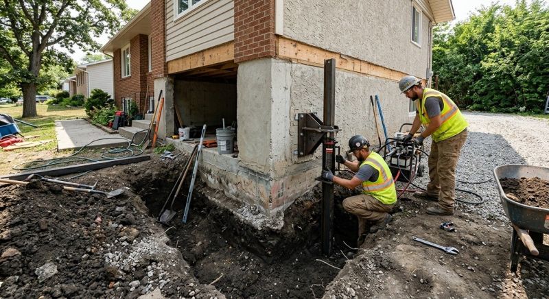 Foundation Pier Repair in Oxon Hill, MD