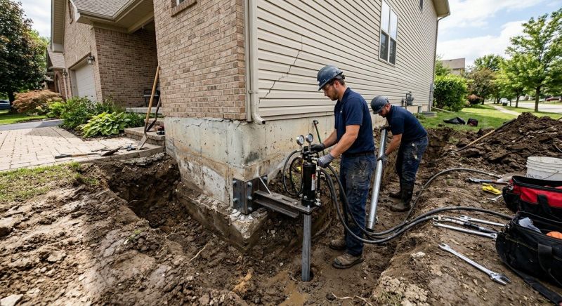 Foundation Settlement Repair in Oxon Hill, MD