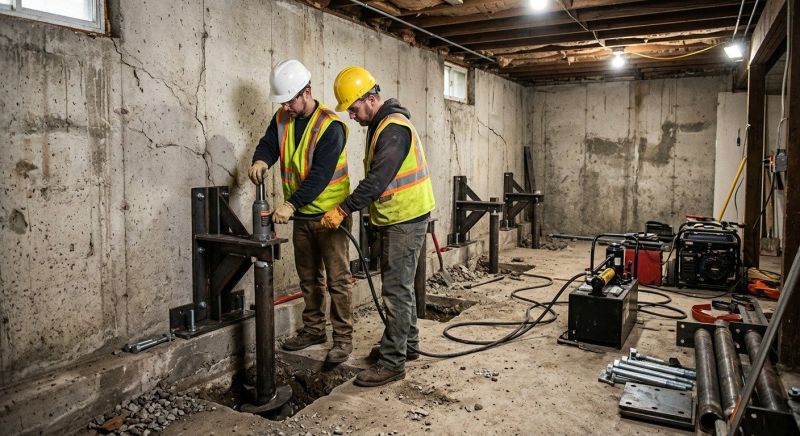 Foundation Stabilizing in Arlington, VA
