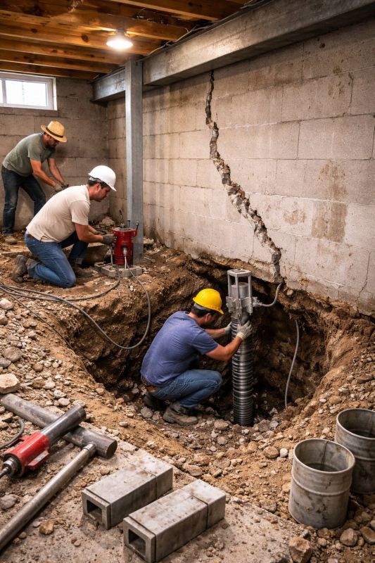 Foundation Structural Repair in Dunkirk, MD