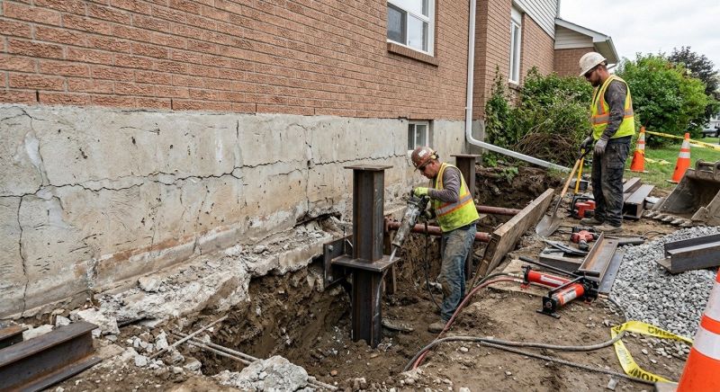 Foundation Structural Repair in Great Falls, VA
