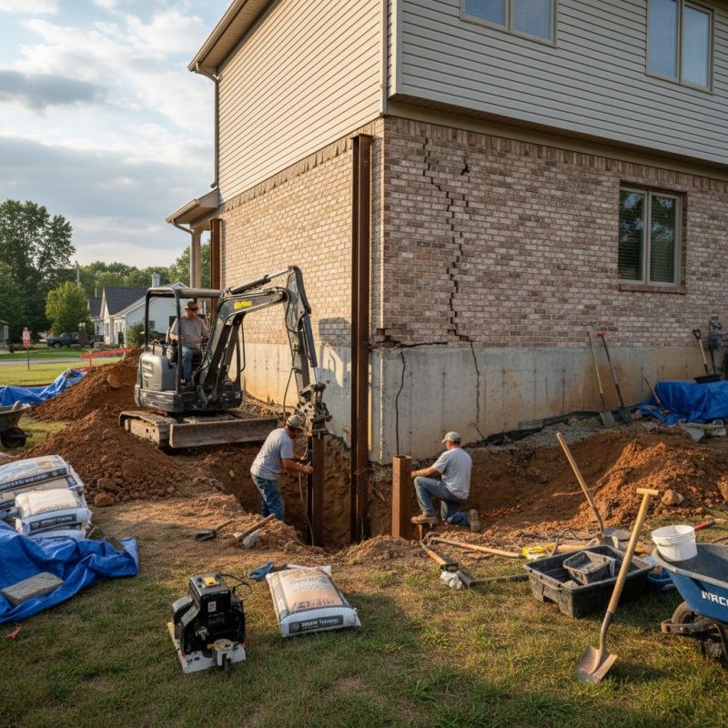 Foundation Structural Repair in Sandy Spring, MD