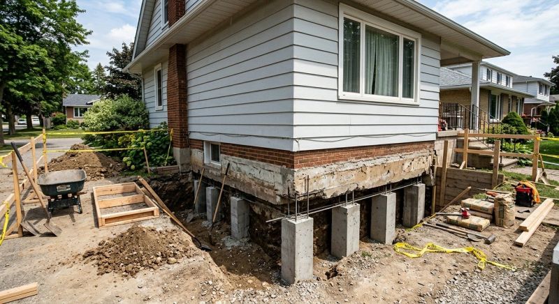 Foundation Underpinning in Oxon Hill, MD