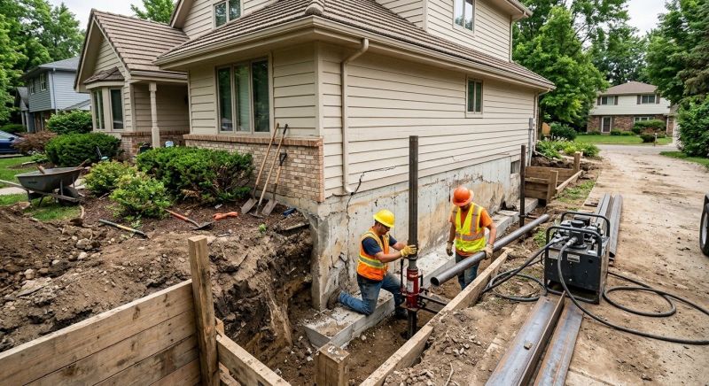 House Foundation Repair in College Park, MD