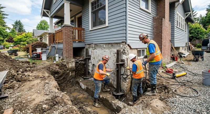 Sinking Foundation Repair in Indian Head, MD