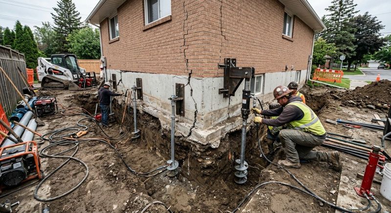 Sinking Foundation Repair in Waldorf, MD