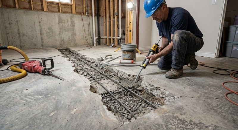 Slab Foundation Repair in Oxon Hill, MD