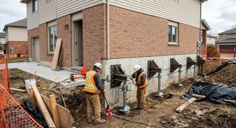 Structural Foundation Repair in Sandy Spring, MD
